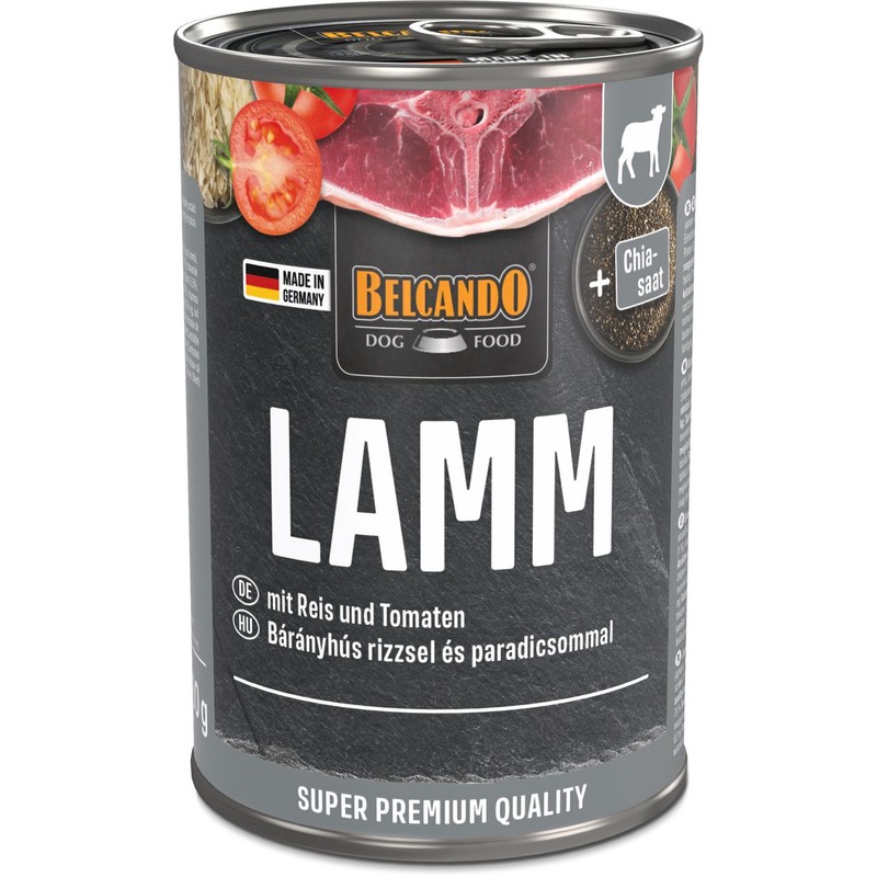 Karma mokra dla psów z jagnięciną   Belcando 400 g