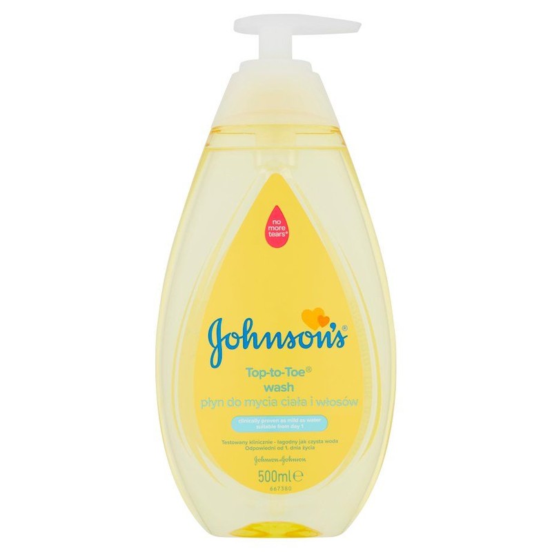 Płyn do mycia ciała i włosów Johnson's Baby 500 ml