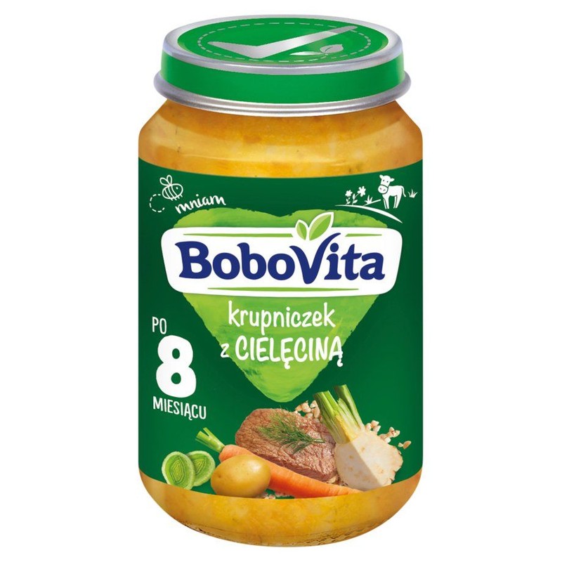 Krupniczek z cielęciną po 8. miesiącu BoboVita 190 g