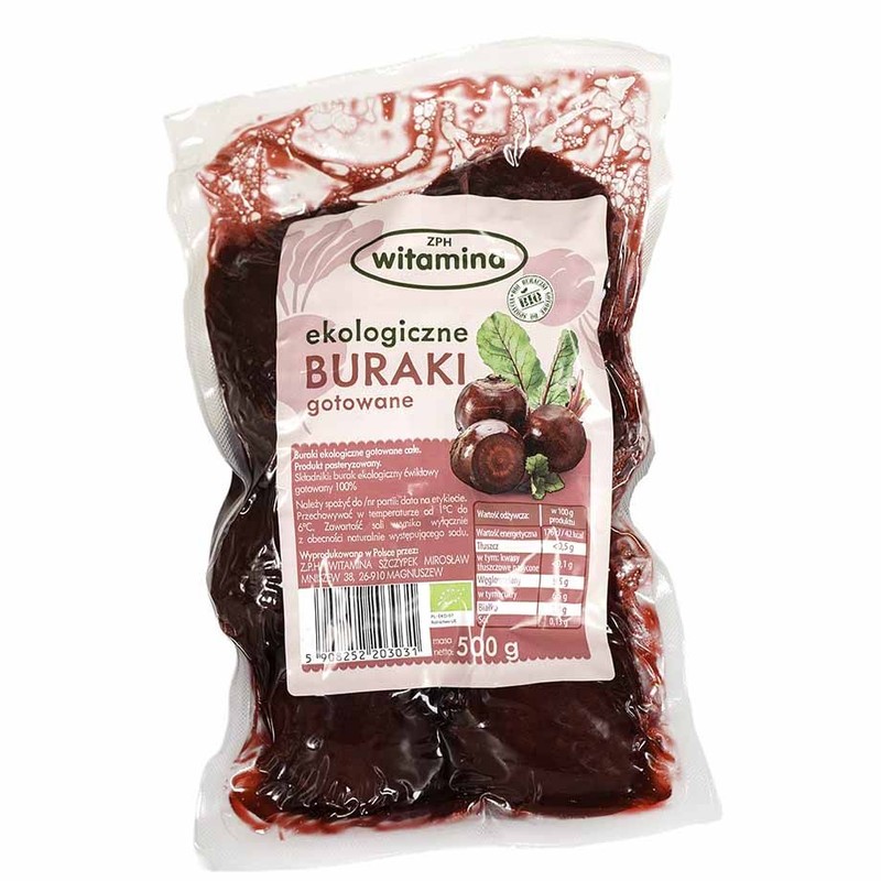 BIO Buraki gotowane całe Witamina 500 g