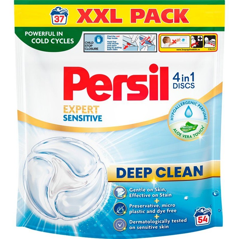 Kapsułki do prania 4 in 1 Expert Sensitive  Persil 54 kapsułki
