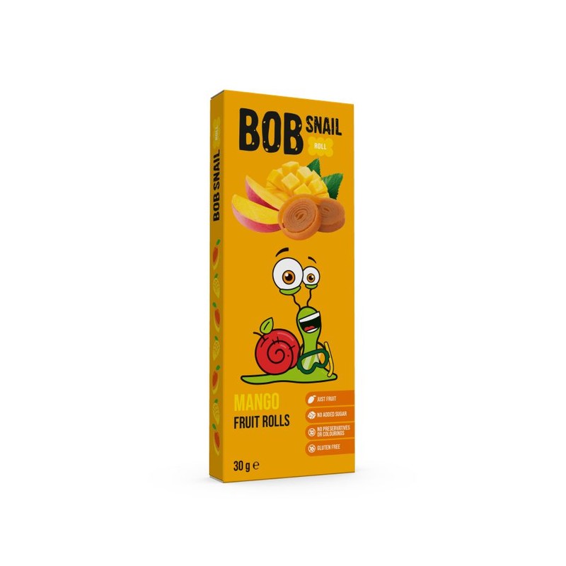 Przekąska mango bez dodatku cukru Bob Snail 30 g