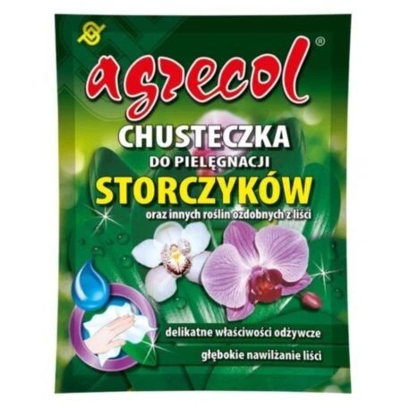 Chusteczka do storczyków oraz innych roślin ozdobnych z liści Agrecol 1 sztuka