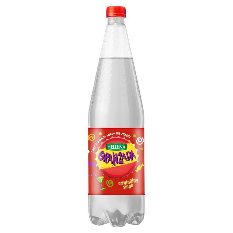 Napój gazowany Oranżada Biała Hellena 1,25 l