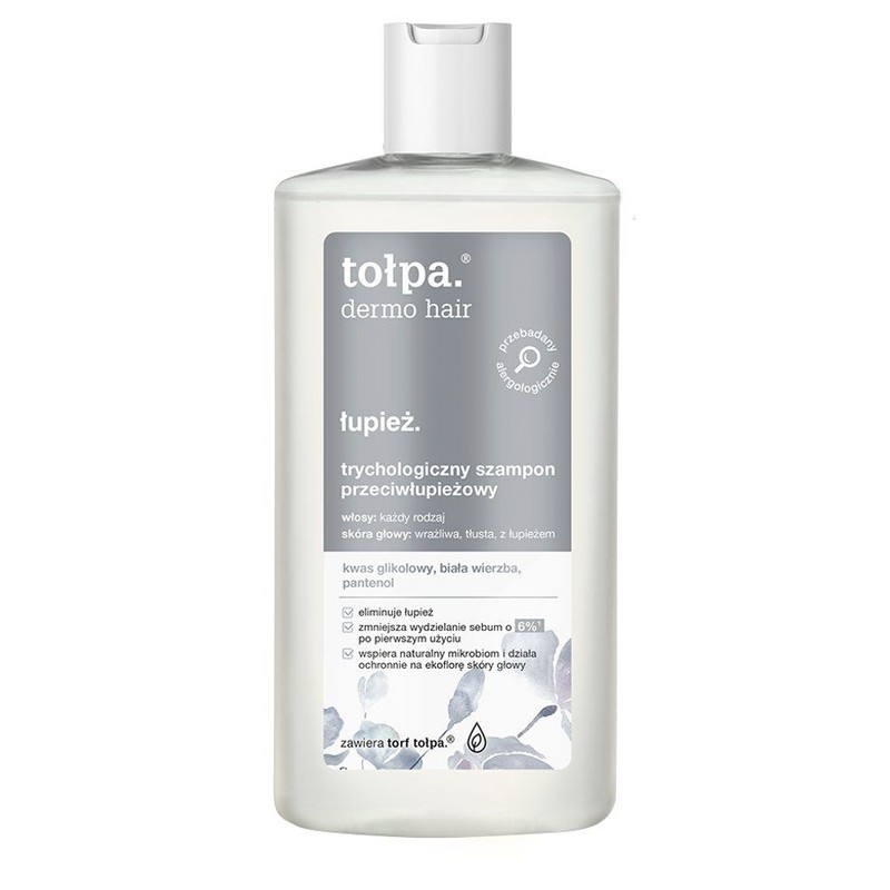 Szampon trychologiczny przeciwłupieżowy   Tołpa 250 ml