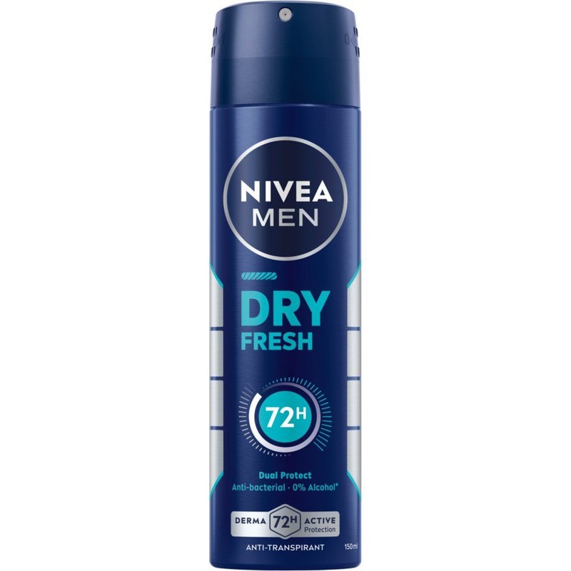 Antyperspirant w sprayu dla mężczyzn Dry Fresh NIVEA MEN 150 ml