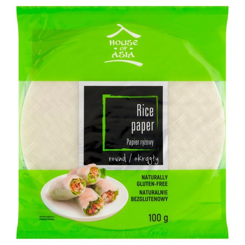 Papier ryżowy okrągły House of Asia 100 g