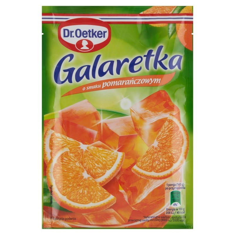 Galaretka o smaku pomarańczowym Dr.Oetker 72 g