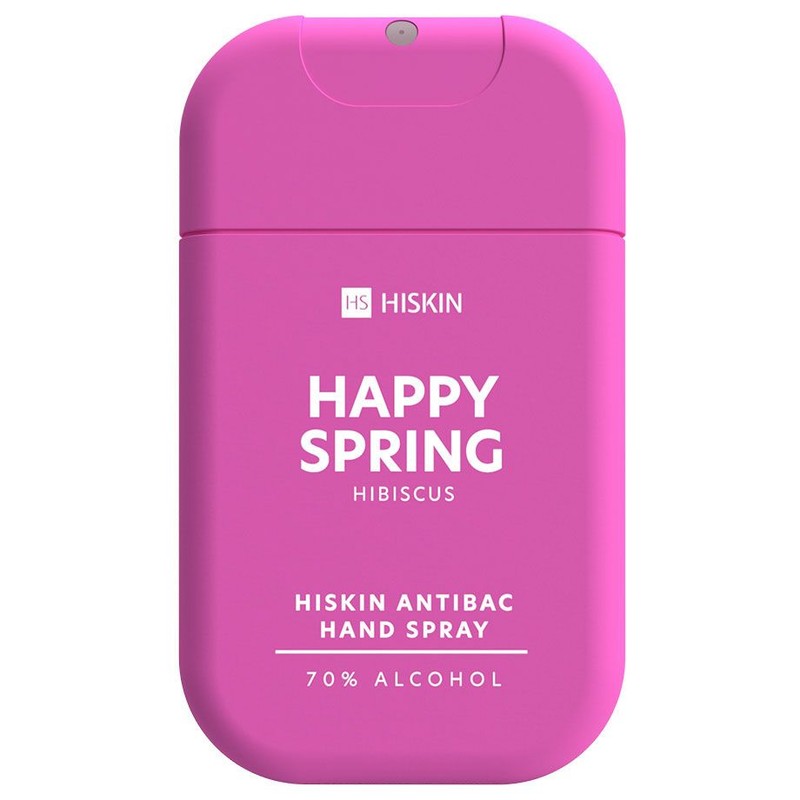 Spray do dezynfekcji rąk Happy Spring Hibiscus HiSkin 30 ml