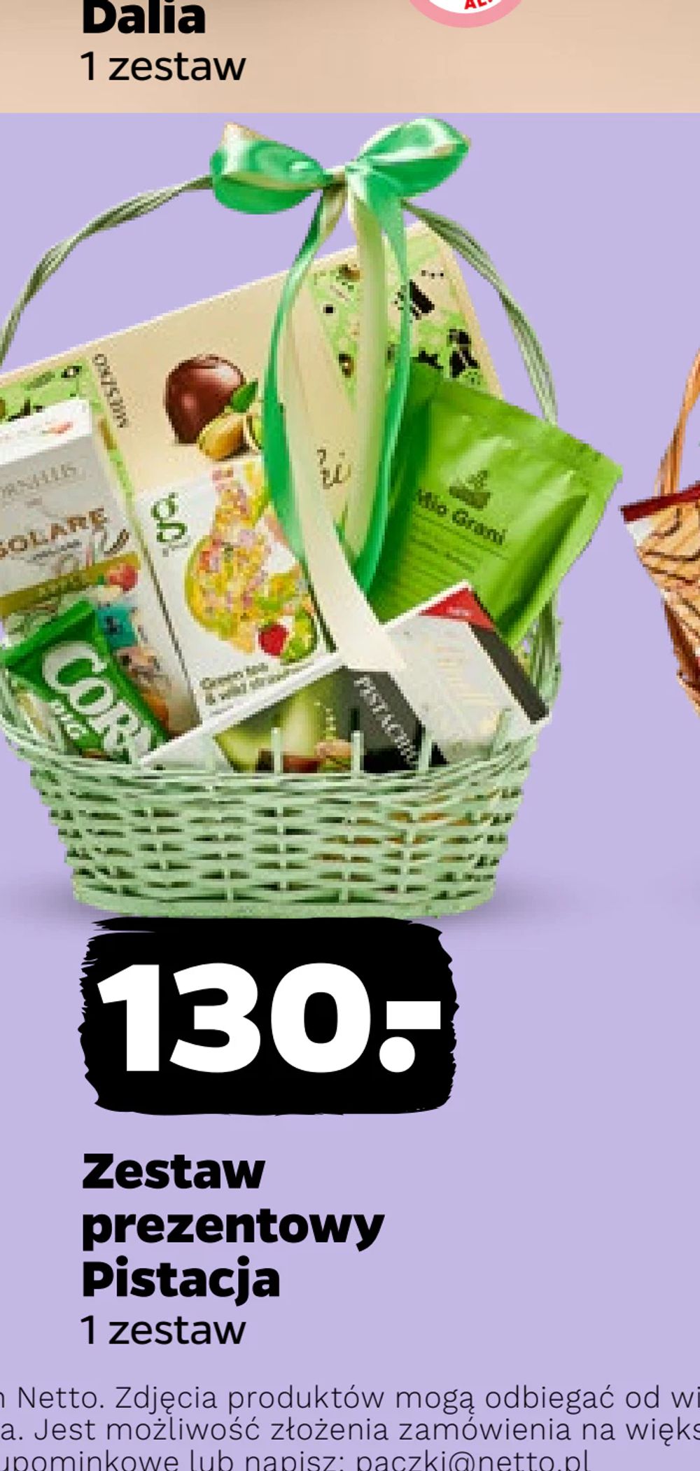 Zestaw prezentowy Pistacja