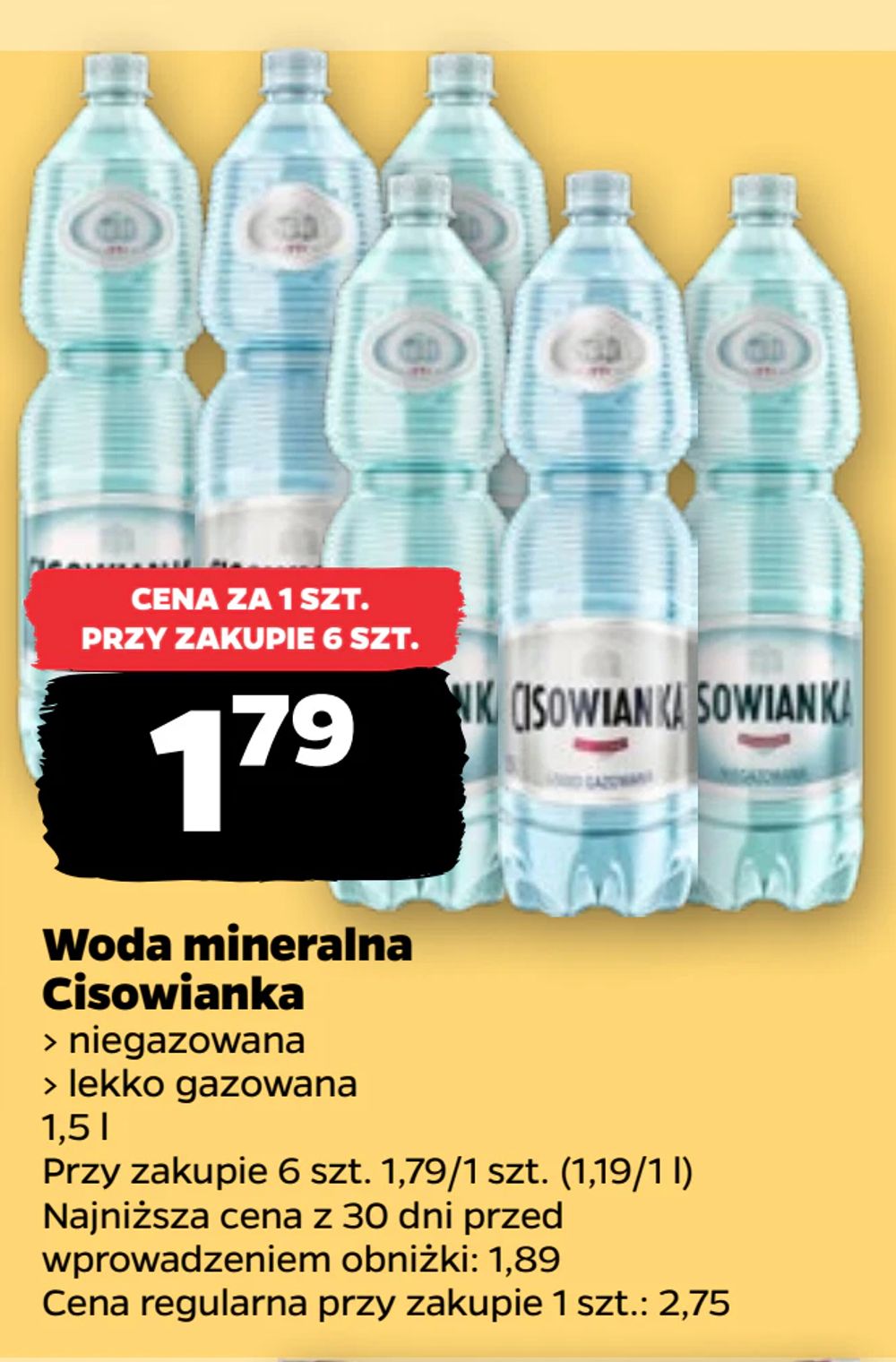 Woda mineralna Cisowianka