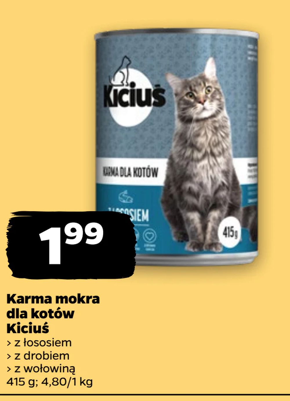 Karma mokra dla kotów Kiciuś