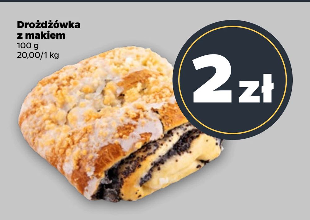 Drożdżówka z makiem