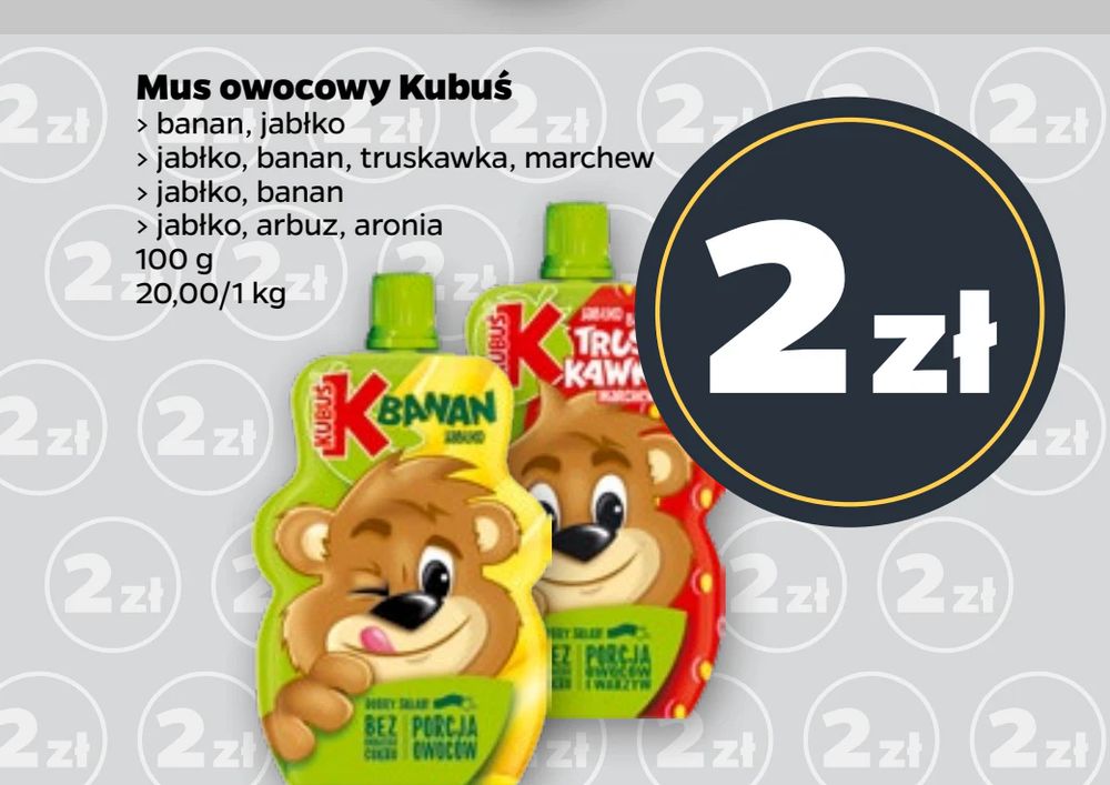 Mus owocowy Kubuś