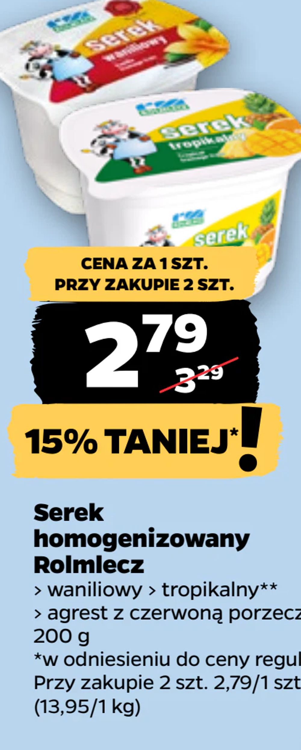 Serek homogenizowany Rolmlecz