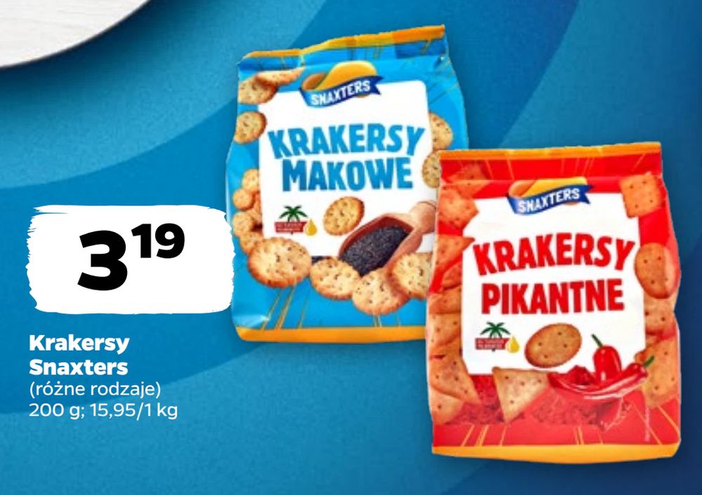 Krakersy Snaxters