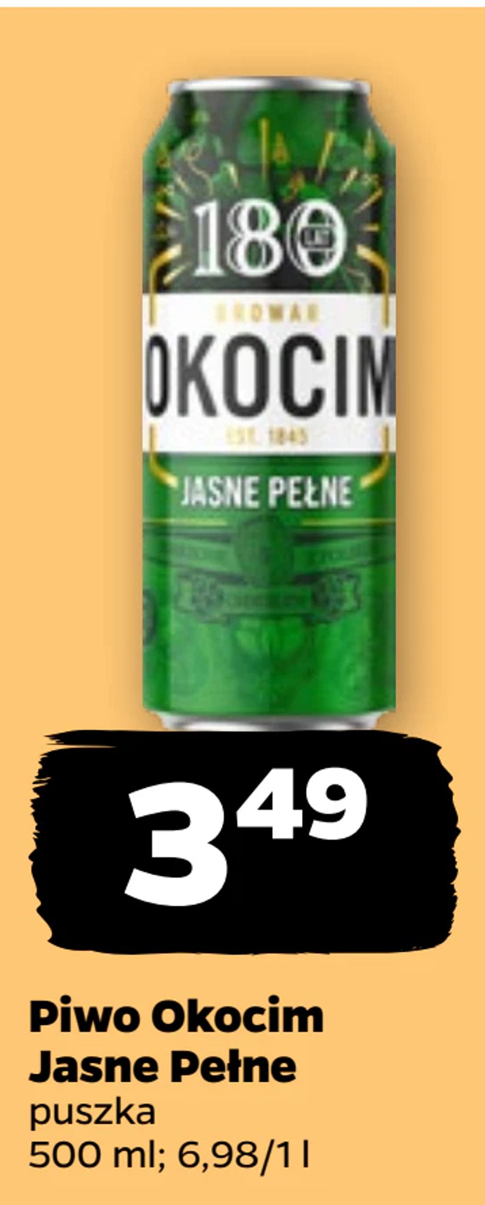 Piwo Okocim Jasne Pełne