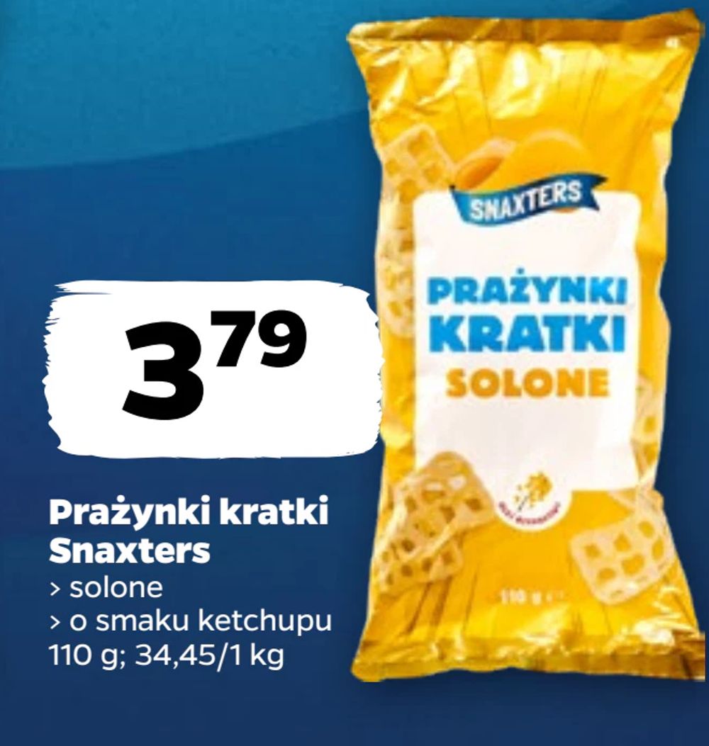 Prażynki kratki Snaxters