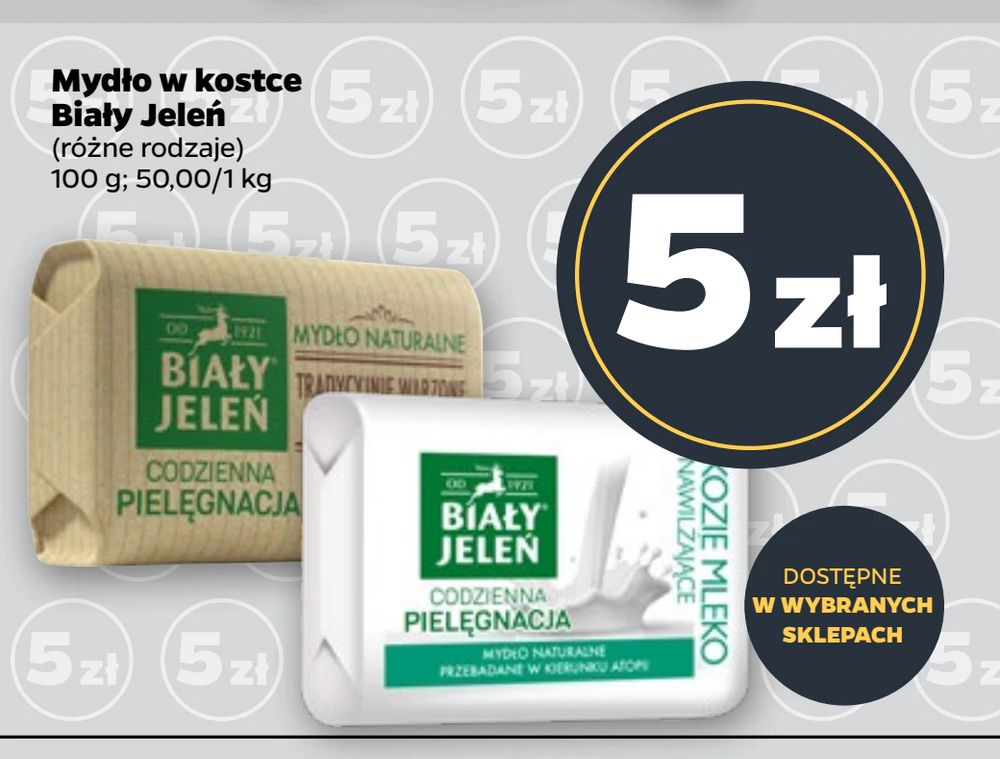 Mydło w kostce Biały Jeleń