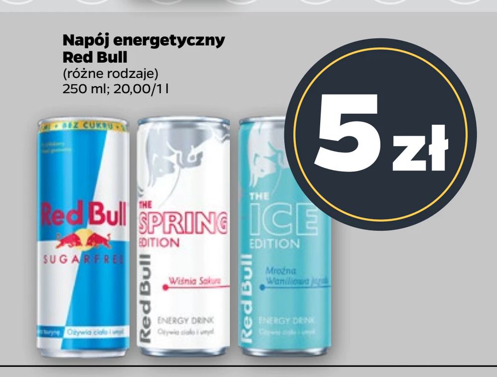Napój energetyczny Red Bull