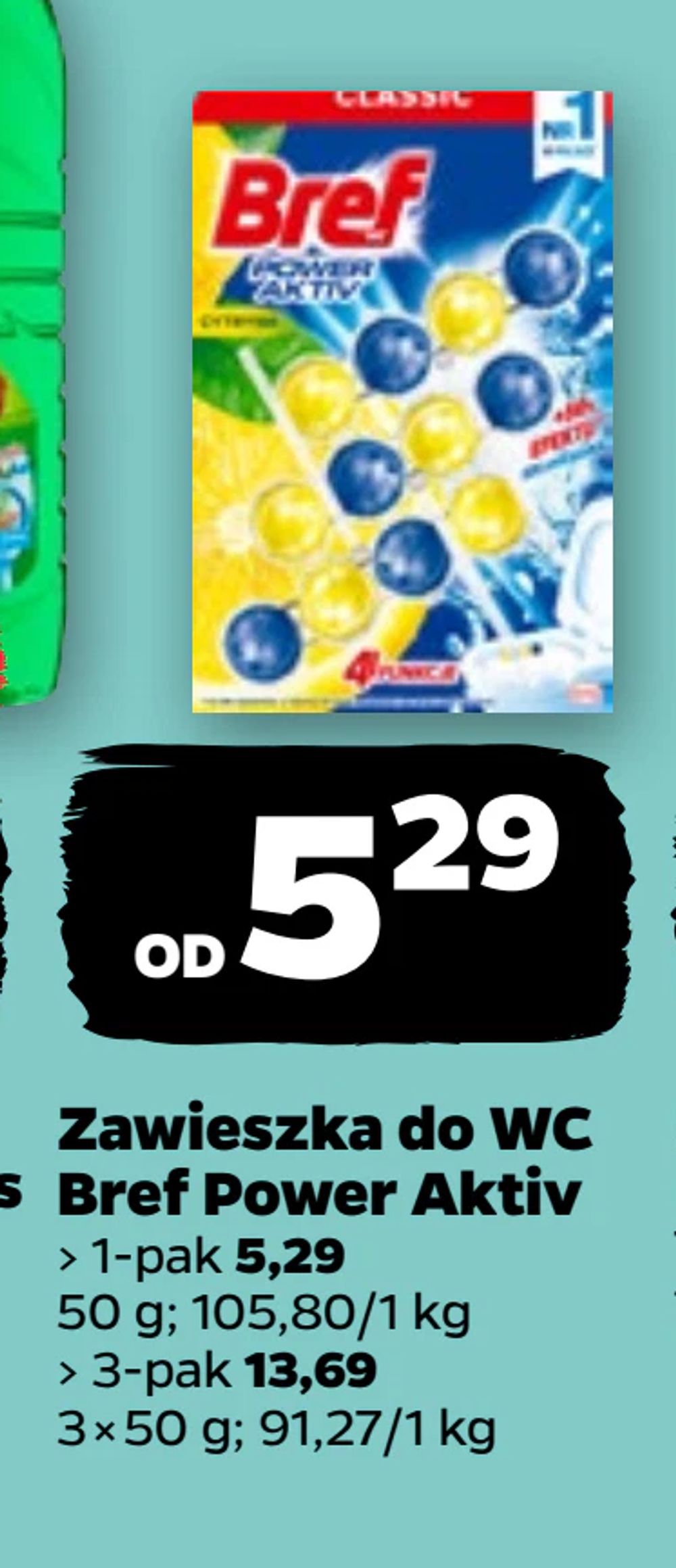 Zawieszka do WC Bref Power Aktiv