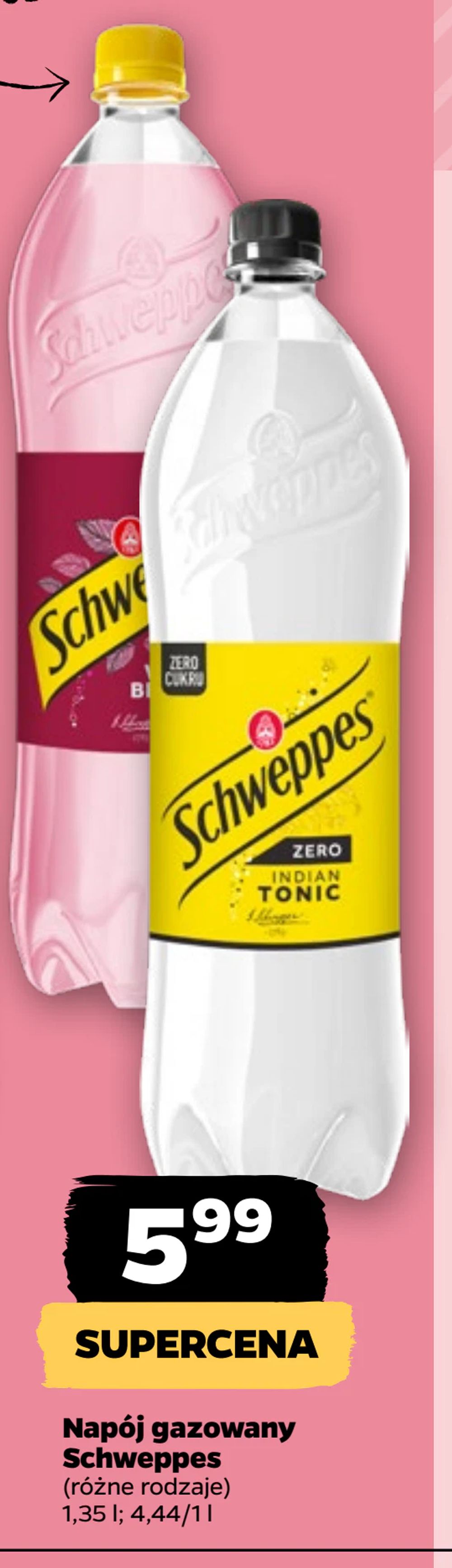 Napój gazowany Schweppes