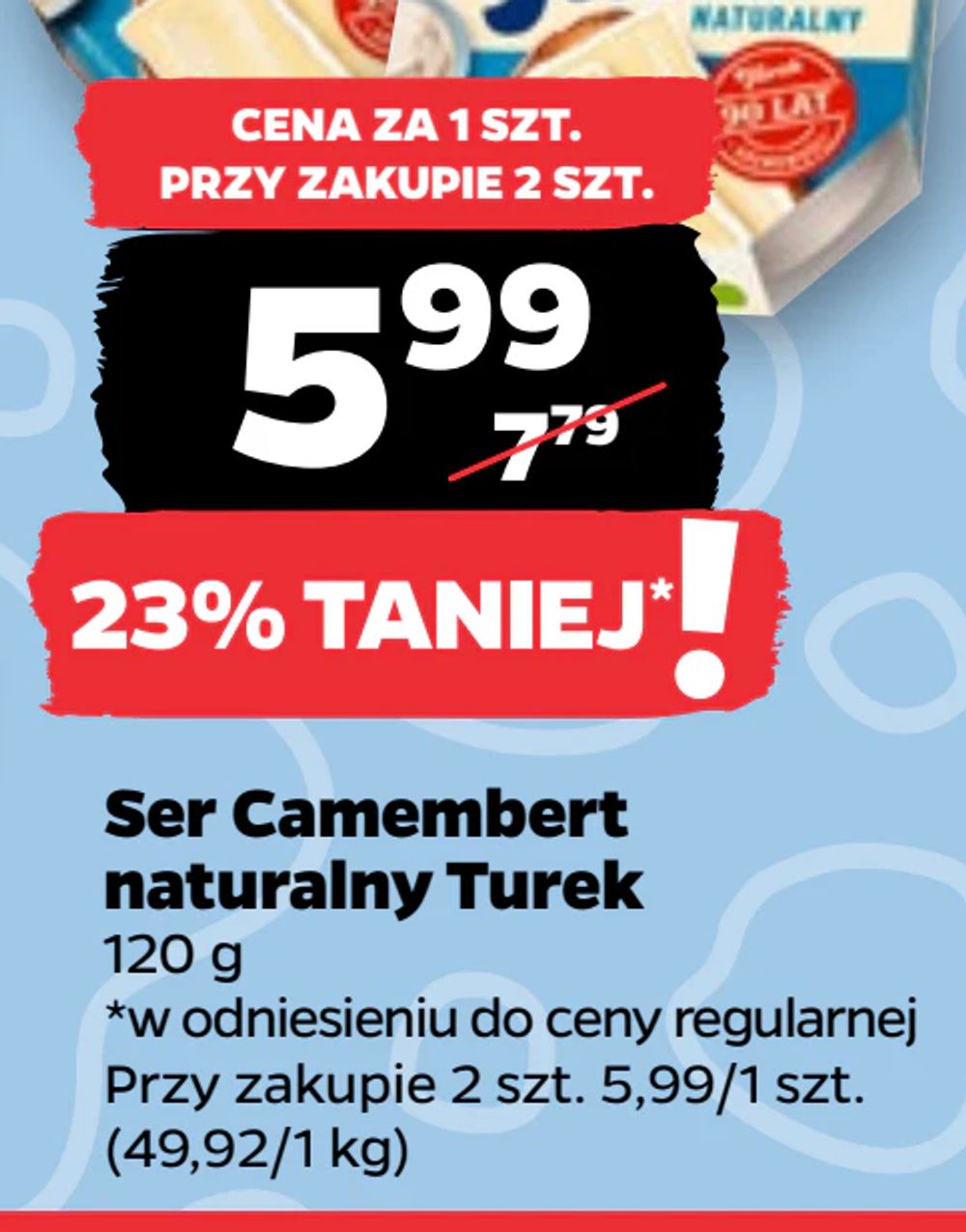 Ser Camembert naturalny Turek