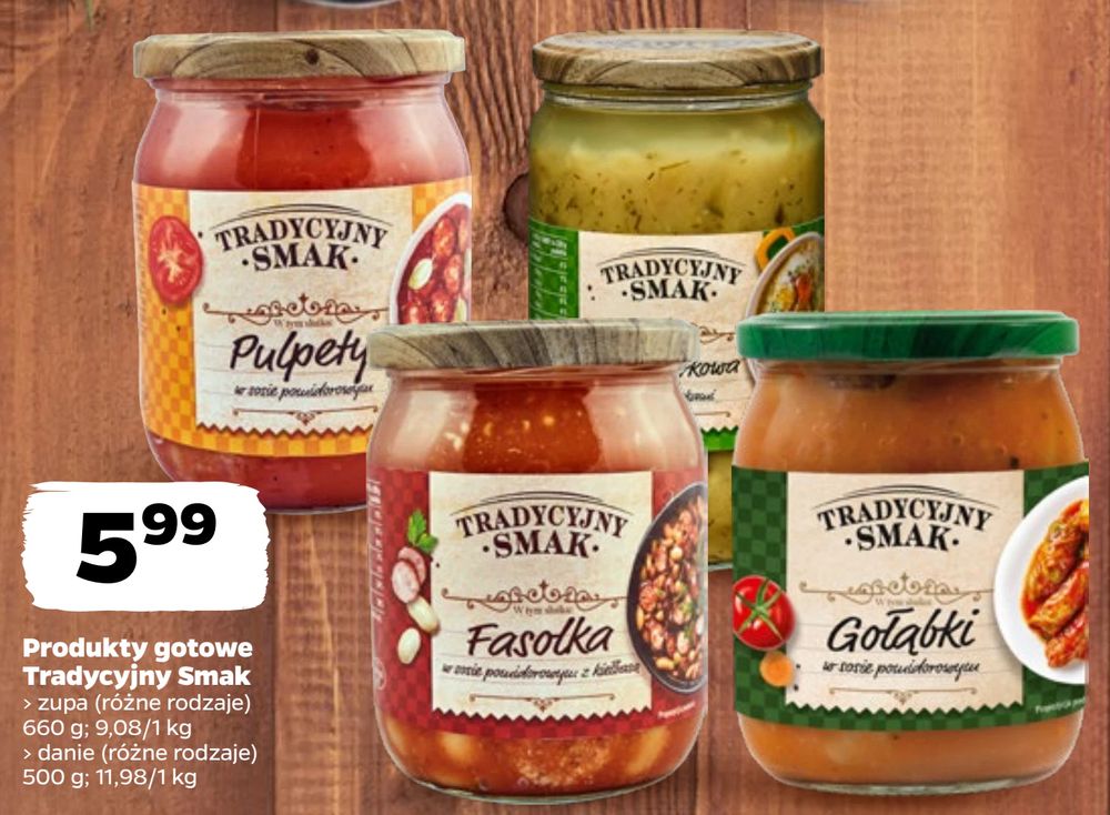 Produkty gotowe Tradycyjny Smak