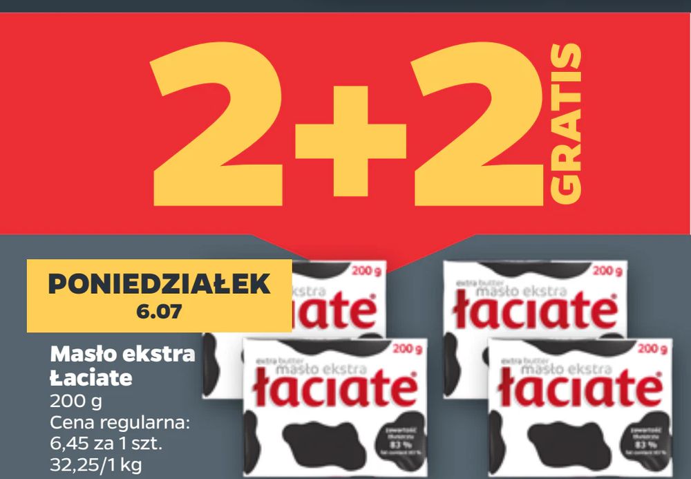 Masło ekstra Łaciate