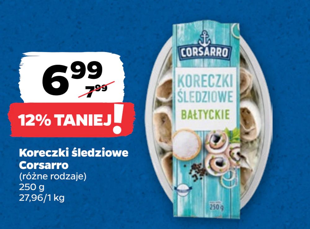 Koreczki śledziowe Corsarro
