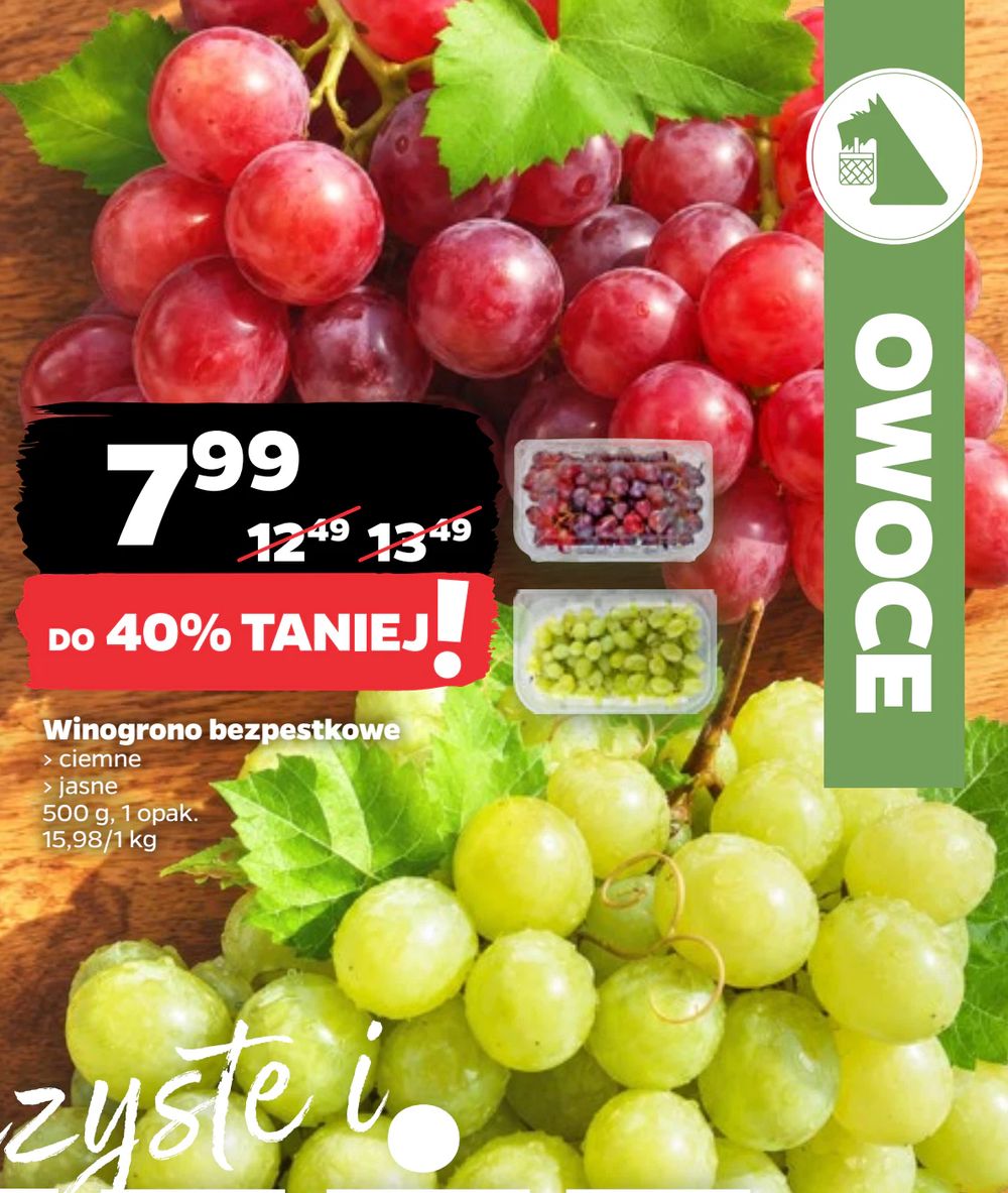 Winogrono bezpestkowe