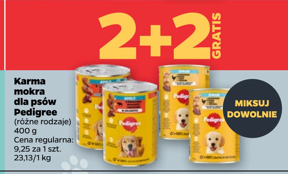 Karma mokra dla psów Pedigree