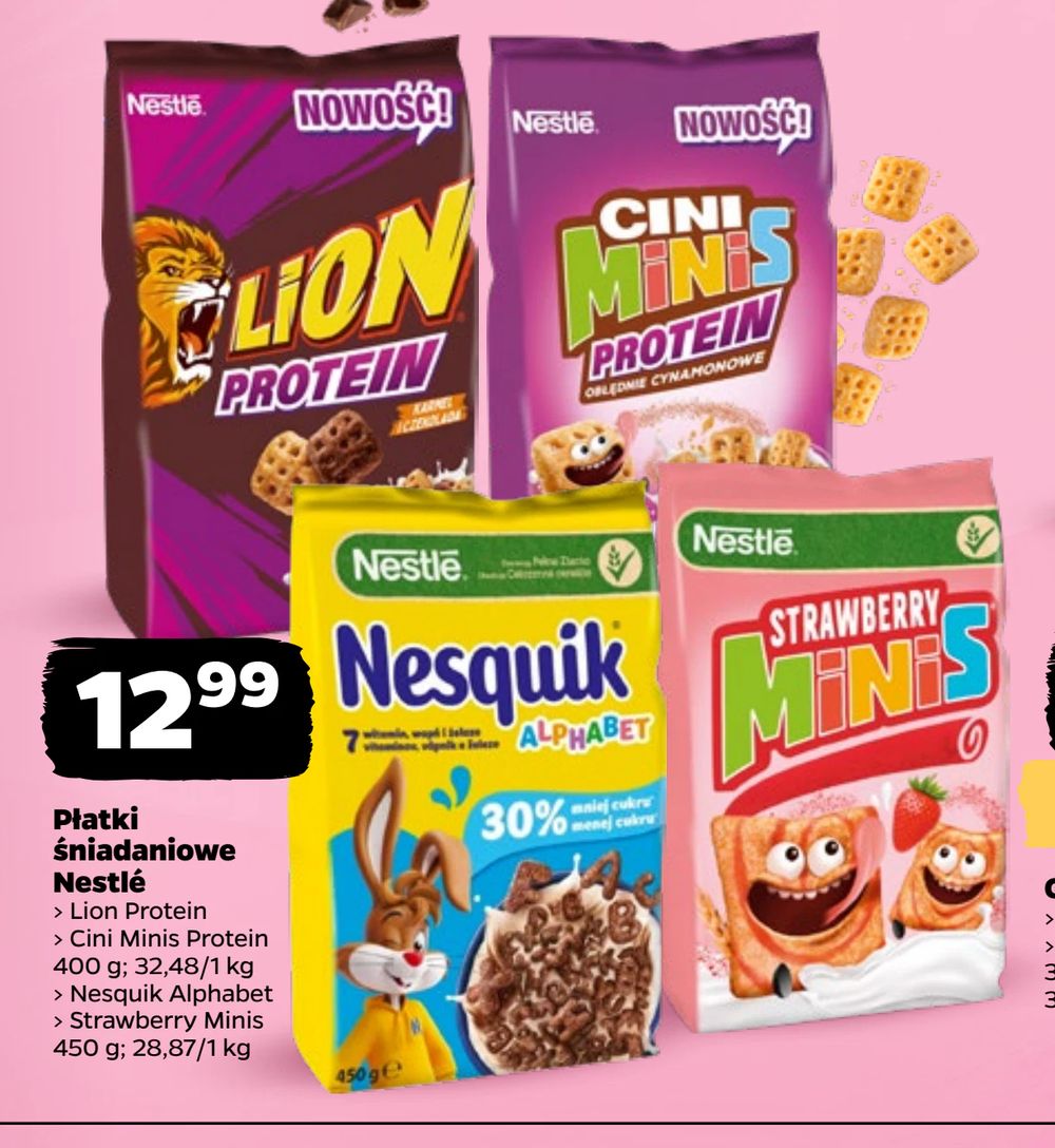 Płatki śniadaniowe Nestlé