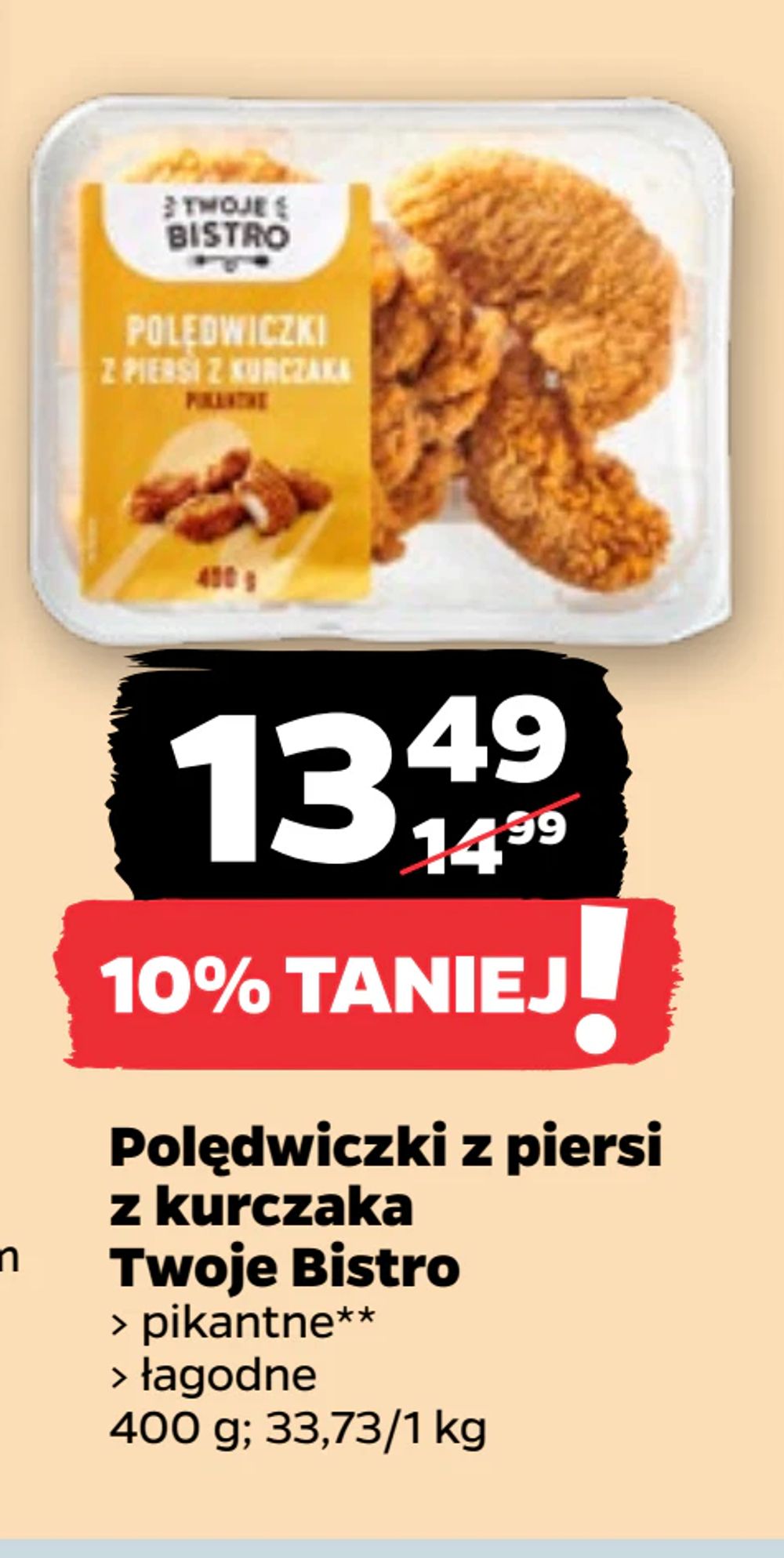Polędwiczki z piersi z kurczaka Twoje Bistro