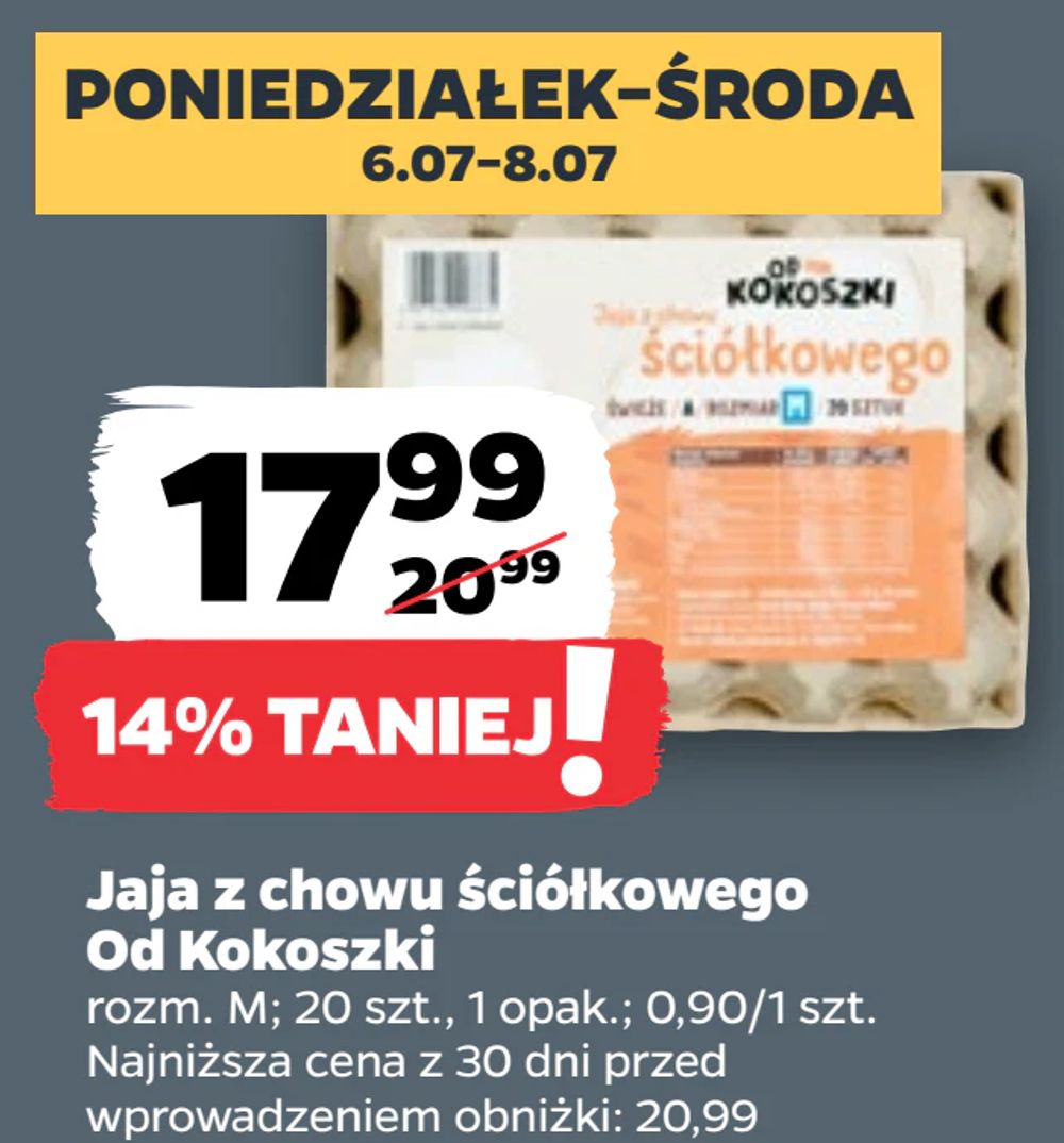 Jaja z chowu ściółkowego Od Kokoszki
