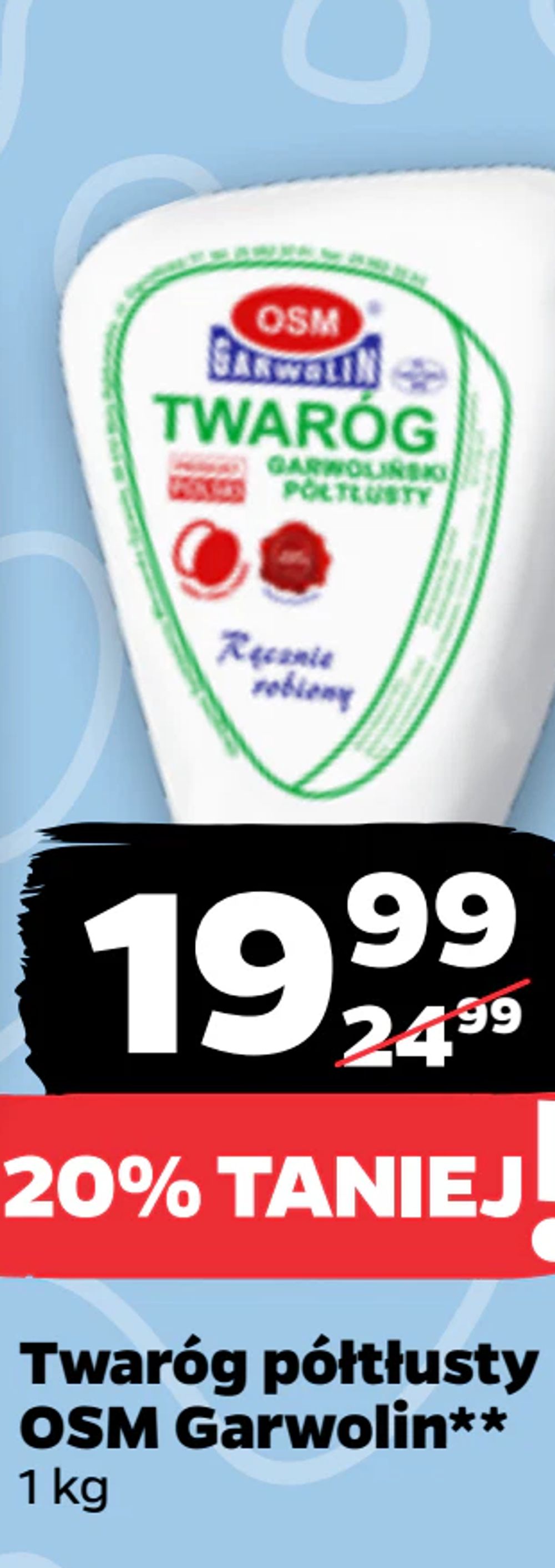 Twaróg półtłusty OSM Garwolin**