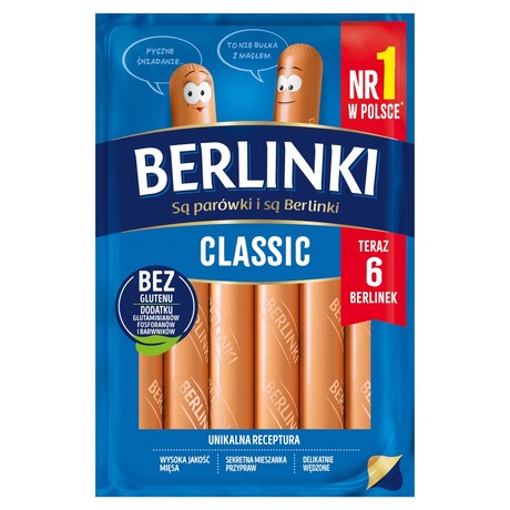 Berlinki Classic Parówki 270 g