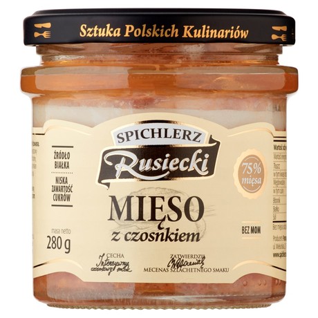 Spichlerz Rusiecki Mięso z czosnkiem 280 g