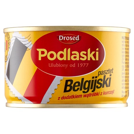 Podlaski Pasztet belgijski z dodatkiem wątróbki z kurcząt 160 g