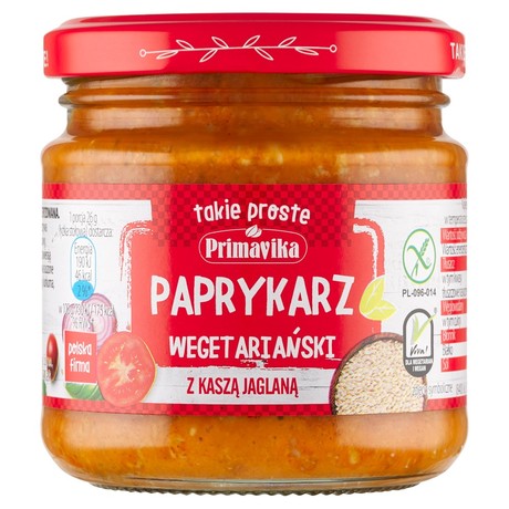 Primavika Paprykarz wegetariański z kaszą jaglaną 160 g