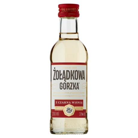 Żołądkowa Gorzka z czarną wiśnią Likier 200 ml