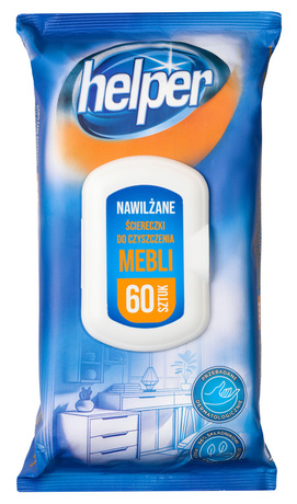 Helper Ściereczki nawilżane do mebli 60 szt.