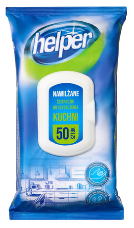 Helper Ściereczki nawilżane do kuchni 50 szt.