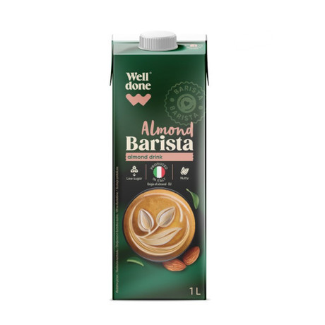 Well Done Napój migdałowy wegański barista 1l