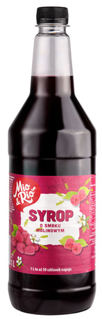MIO&RIO Syrop o smaku malinowym 1L