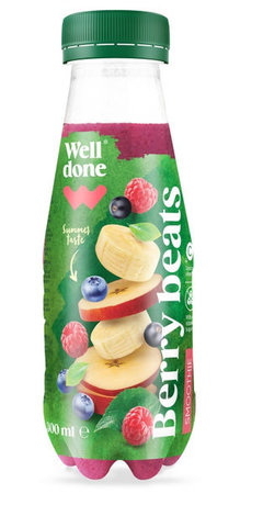 Well Done Smoothie jabłko-banan-jagoda 300 ml