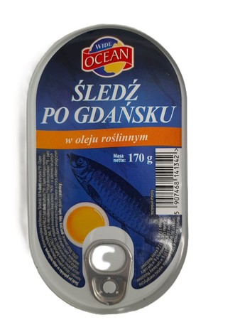 Wide Ocean Śledź po gdańsku 170 g