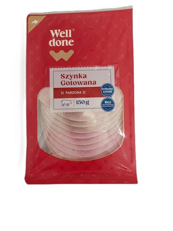 Well Done Szynka gotowana 150 g