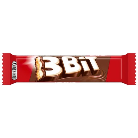 3Bit Baton w czekoladzie mlecznej z nadzieniem mlecznym i herbatnikiem 46 g