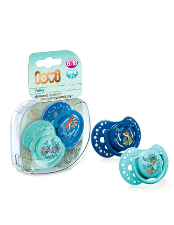 Canpol Smoczek Lovi Folky Boy 2 szt. 6-18 m-cy